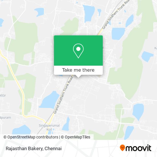 Rajasthan Bakery map