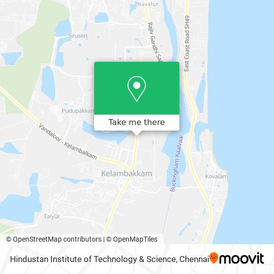 Hindustan Institute of Technology & Science map