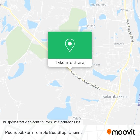 Pudhupakkam Temple Bus Stop map
