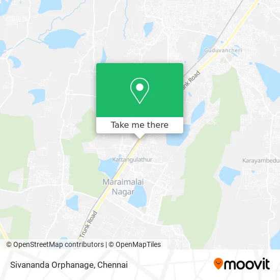 Sivananda Orphanage map