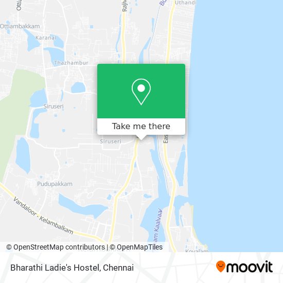 Bharathi Ladie's Hostel map
