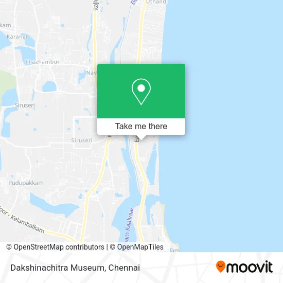 Dakshinachitra Museum map