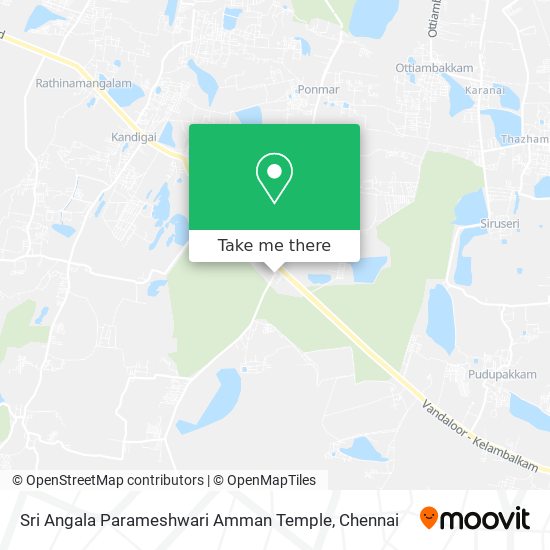 Sri Angala Parameshwari Amman Temple map