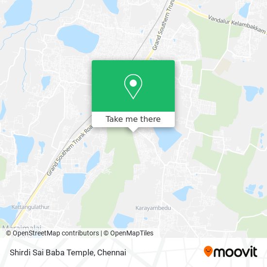 Shirdi Sai Baba Temple map