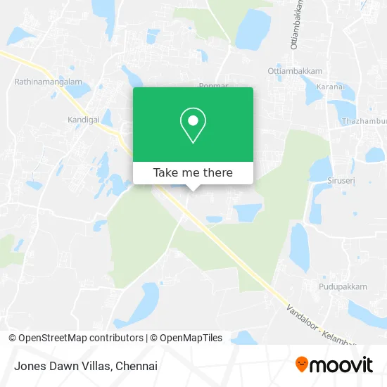 Jones Dawn Villas map