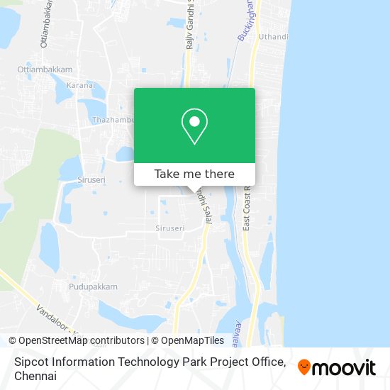 Sipcot Information Technology Park Project Office map