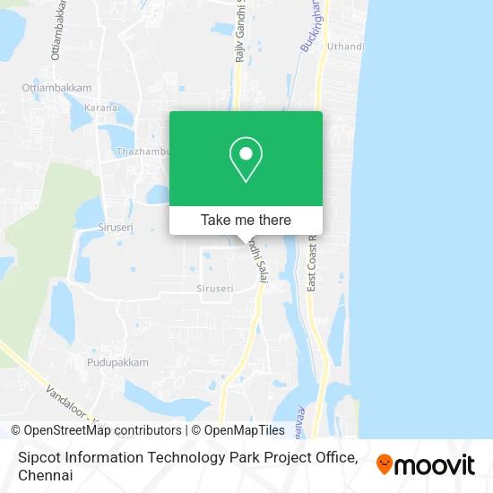Sipcot Information Technology Park Project Office map
