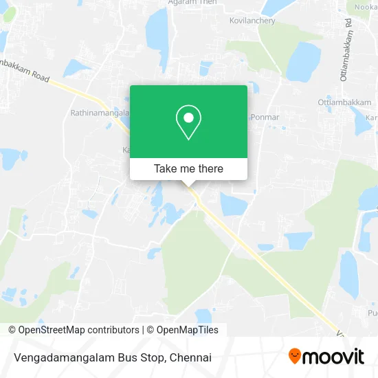 Vengadamangalam Bus Stop map