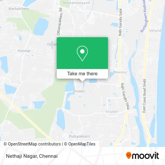 Nethaji Nagar map