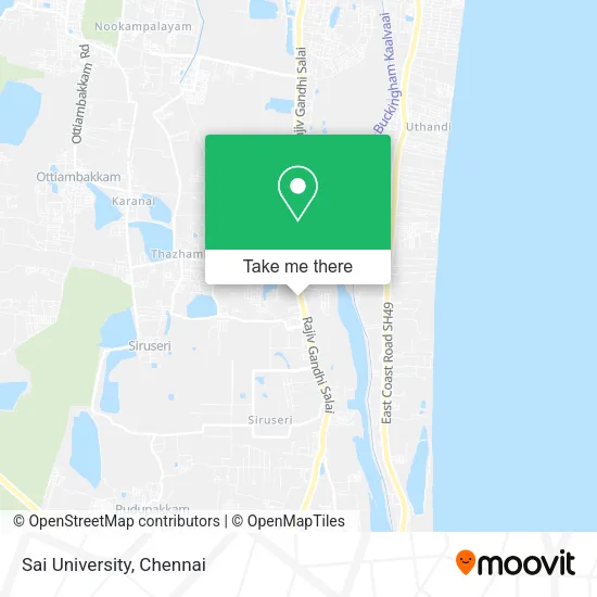 Sai University map