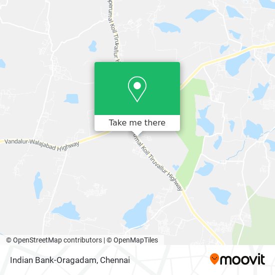 Indian Bank-Oragadam map