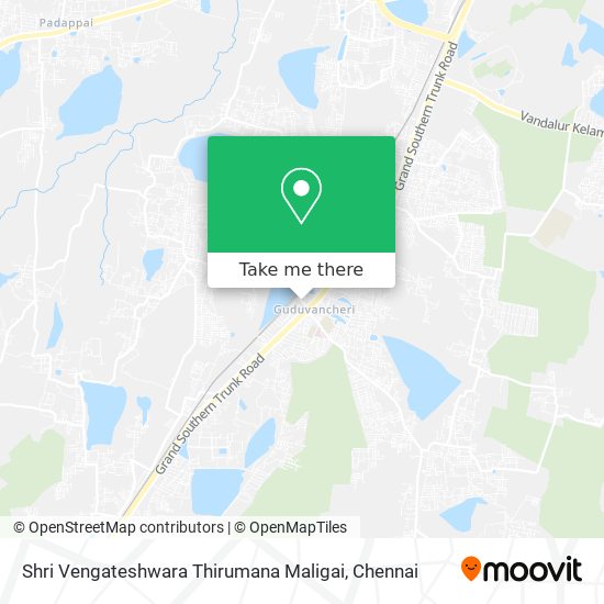 Shri Vengateshwara Thirumana Maligai map