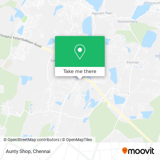 Aunty Shop map