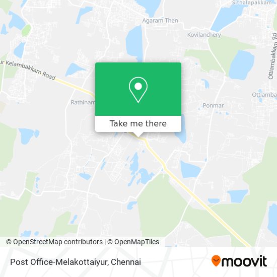 Post Office-Melakottaiyur map