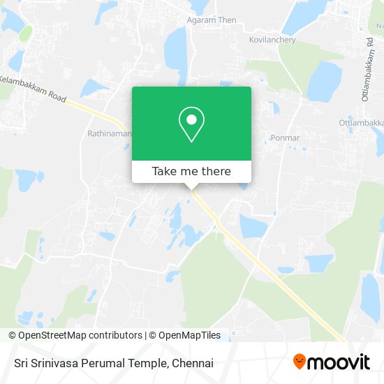 Sri Srinivasa Perumal Temple map