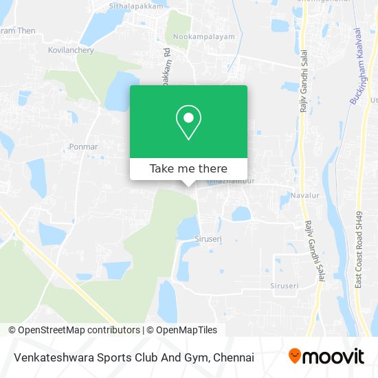 Venkateshwara Sports Club And Gym map
