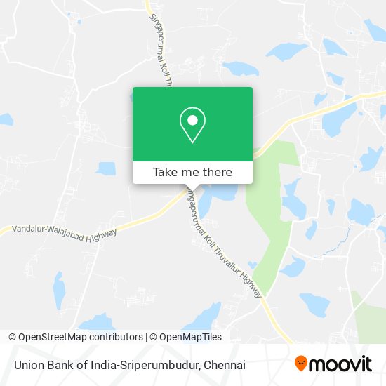 Union Bank of India-Sriperumbudur map