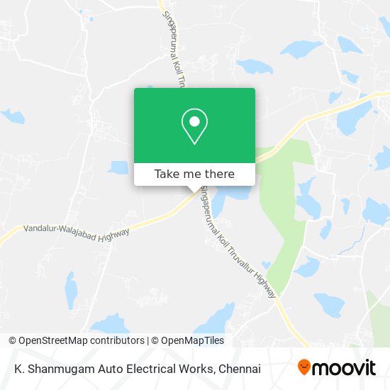 K. Shanmugam Auto Electrical Works map
