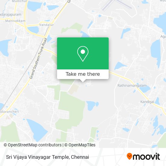 Sri Vijaya Vinayagar Temple map