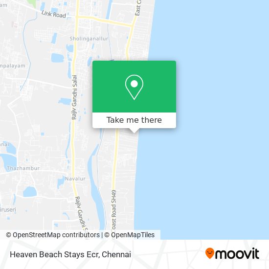 Heaven Beach Stays Ecr map