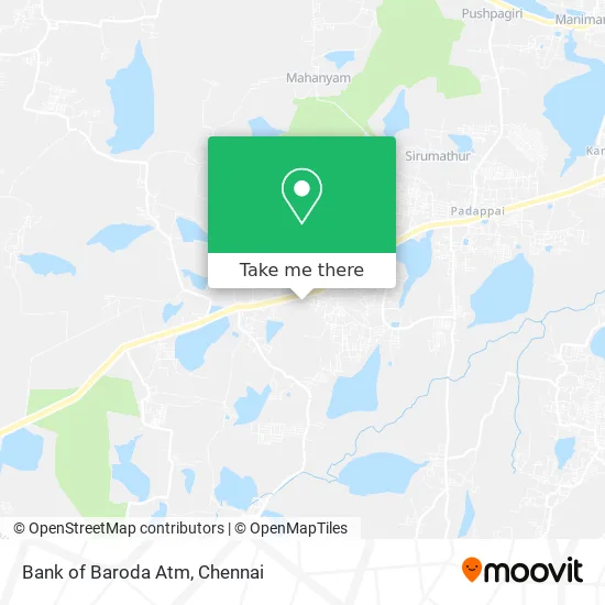 Bank of Baroda Atm map