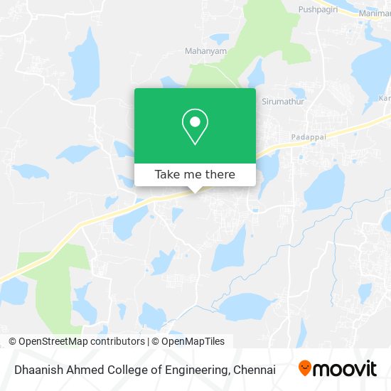 Dhaanish Ahmed College of Engineering map