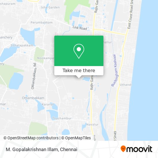 M. Gopalakrishnan Illam map