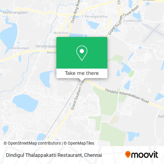 Dindigul Thalappakatti Restaurant map