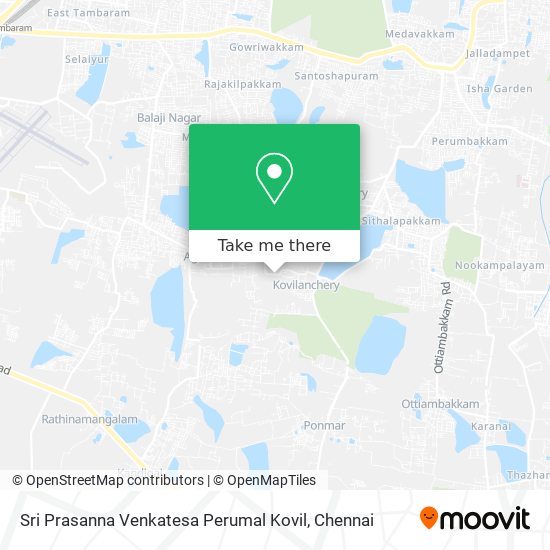 Sri Prasanna Venkatesa Perumal Kovil map