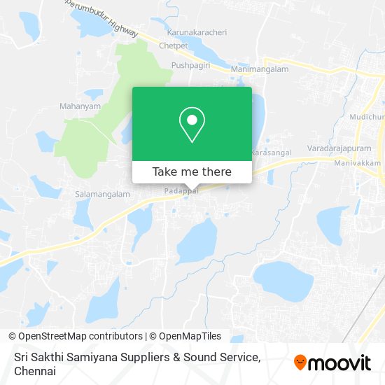 Sri Sakthi Samiyana Suppliers & Sound Service map