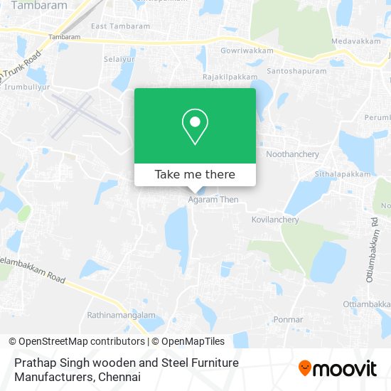 Prathap Singh wooden and Steel Furniture Manufacturers map