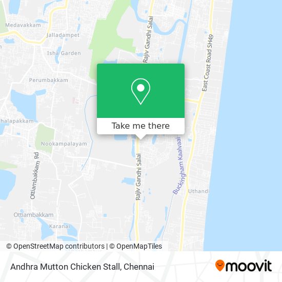 Andhra Mutton Chicken Stall map