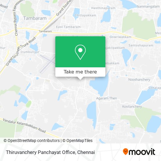 Thiruvanchery Panchayat Office map