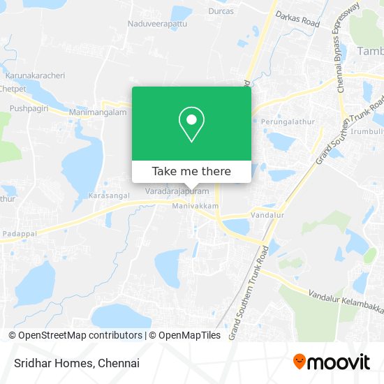 Sridhar Homes map