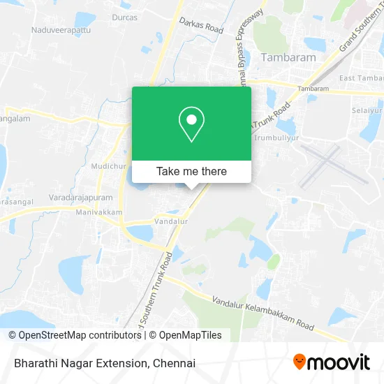Bharathi Nagar Extn map