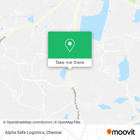 Alpha Safe Logistics map