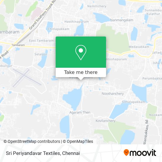 Sri Periyandavar Textiles map
