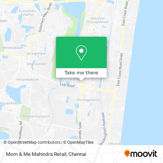 Mom & Me Mahindra Retail map