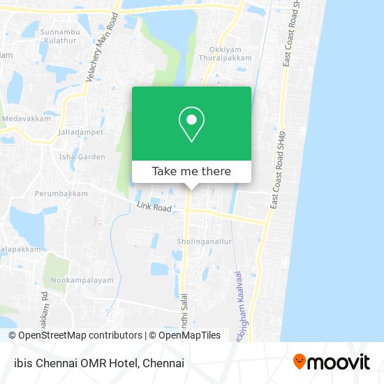 ibis Chennai OMR Hotel map