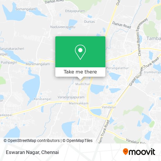 Eswaran Nagar map