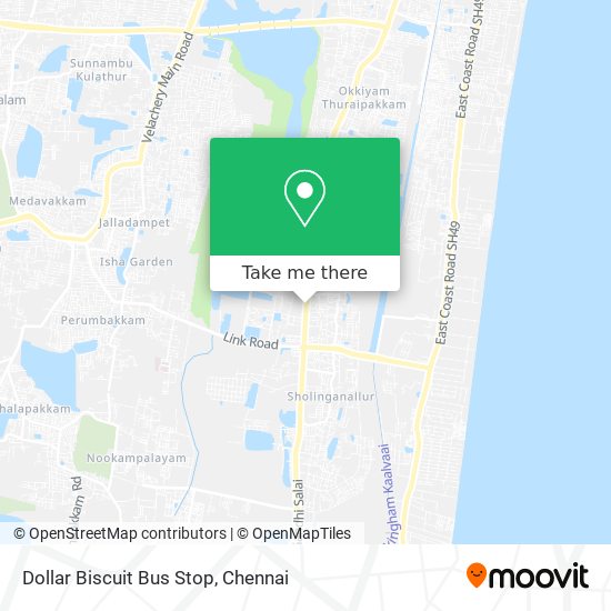 Dollar Biscuit Bus Stop map