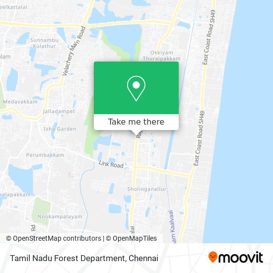Tamil Nadu Forest Department map