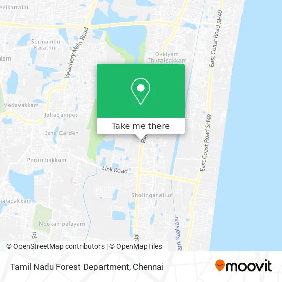 Tamil Nadu Forest Department map