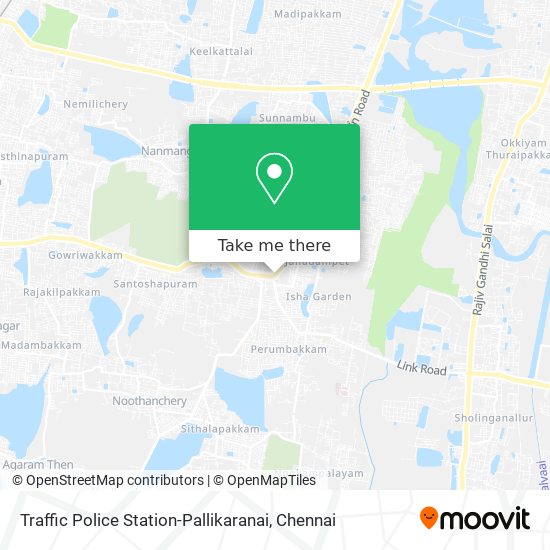 Traffic Police Station-Pallikaranai map