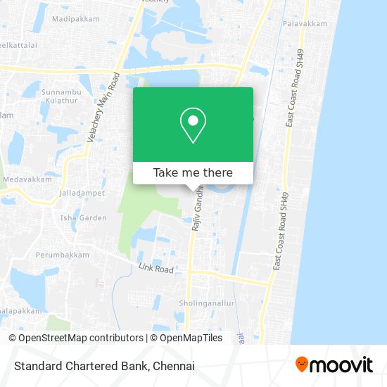 Standard Chartered Bank map