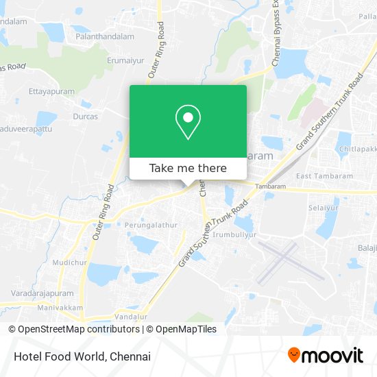 Hotel Food World map