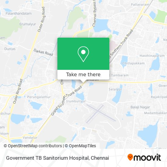 Government TB Sanitorium Hospital map