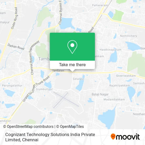 Cognizant Technology Solutions India Private Limited map