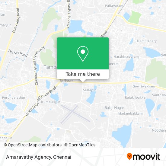 Amaravathy Agency map