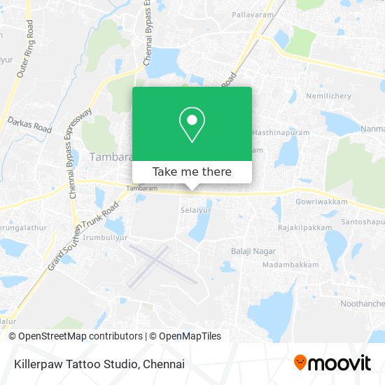 Killerpaw Tattoo Studio map